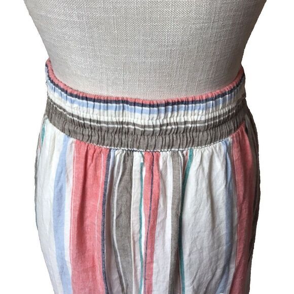 NWT Time & Tru Women's Gathered Skirt With Tie Belt Elastic Waist SZ XL (16-18) - Picture 5 of 10